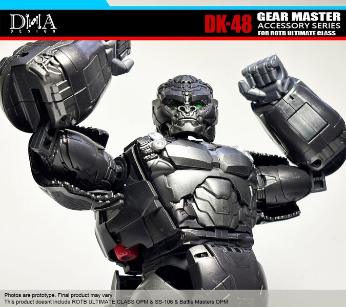 Image Of DNA Design DK 48 Apelinq Gear Master Upgrade Kit For ROTB Ultimate Optimus Primal  (6 of 22)